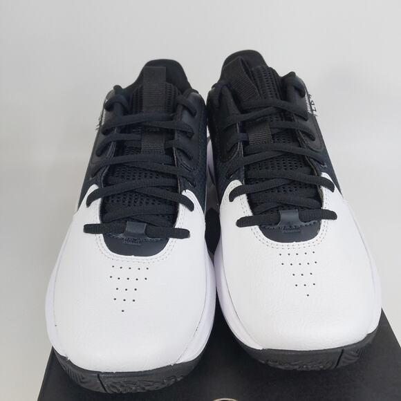 Under Armour Big Kids’ GS Lockdown 7 Sneakers Black/White, Boys’ Size 6Y - Picture 4 of 6